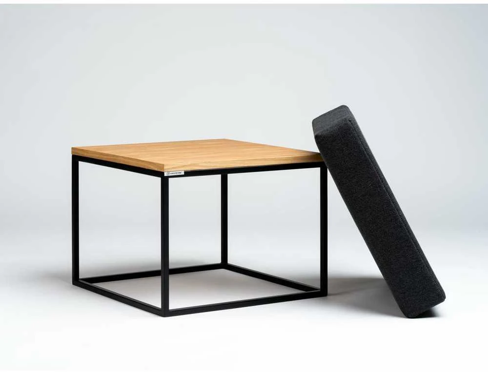 Customform Pufas, TENSIO SOLID PUFAS, Juodas