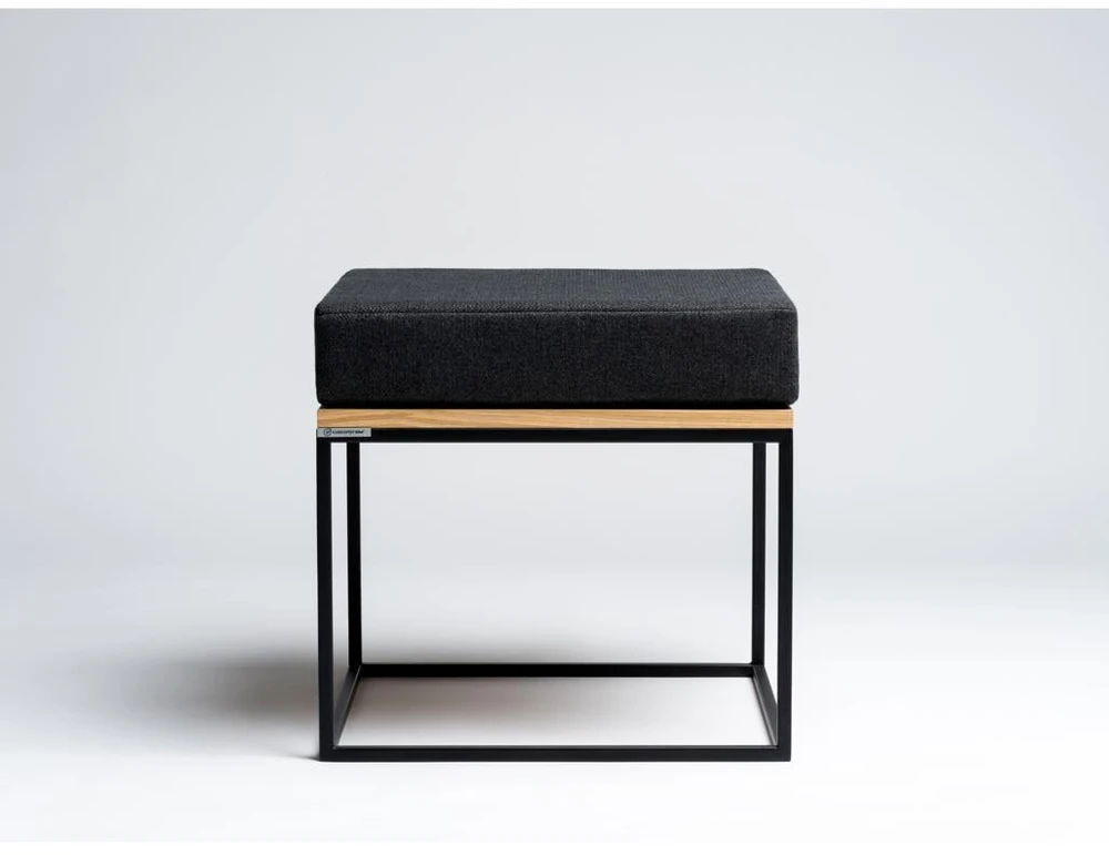 Customform Pufas, TENSIO SOLID PUFAS, Juodas