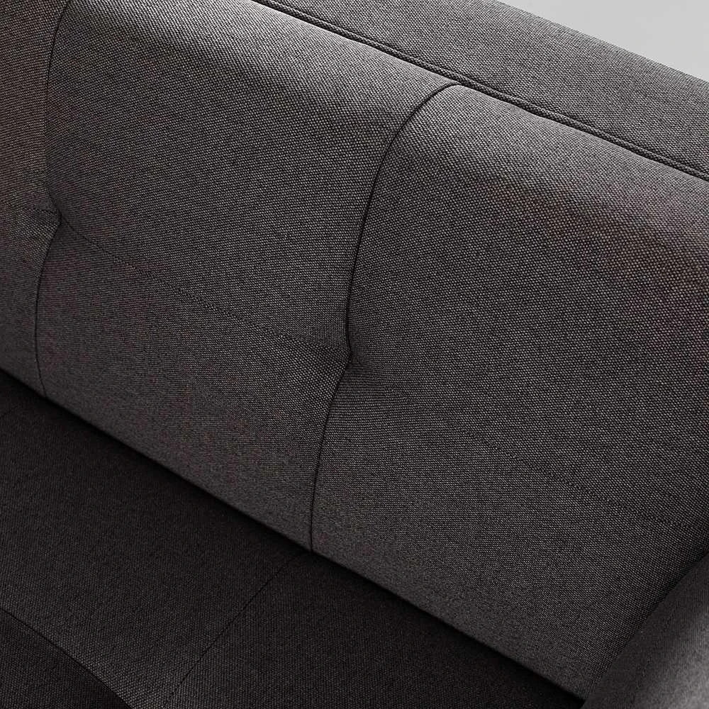 Sofa Customform Pufas, Willy, 72x72 cm, Platinos spalva