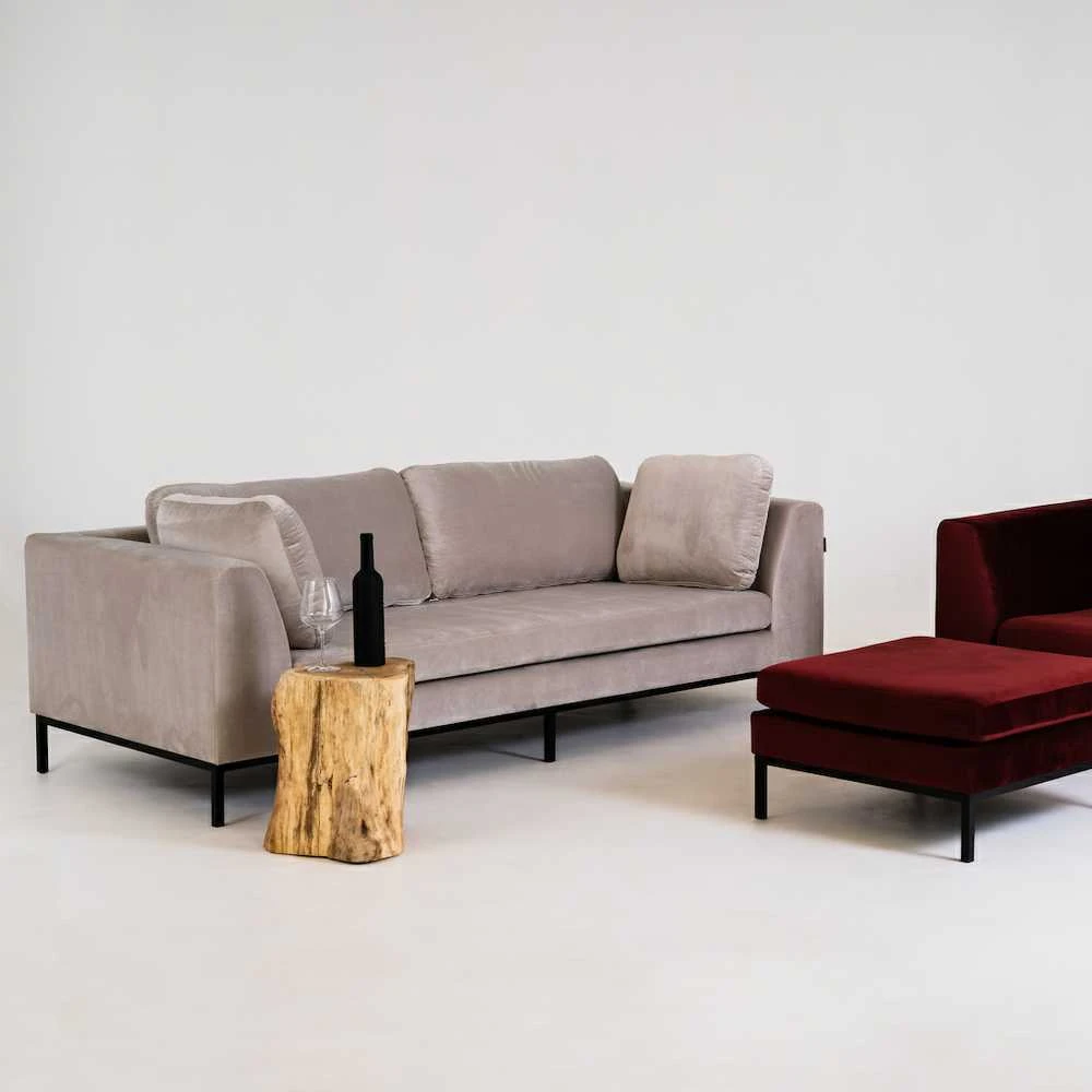 Sofa, AMBIENT, 230x67 cm, pilka