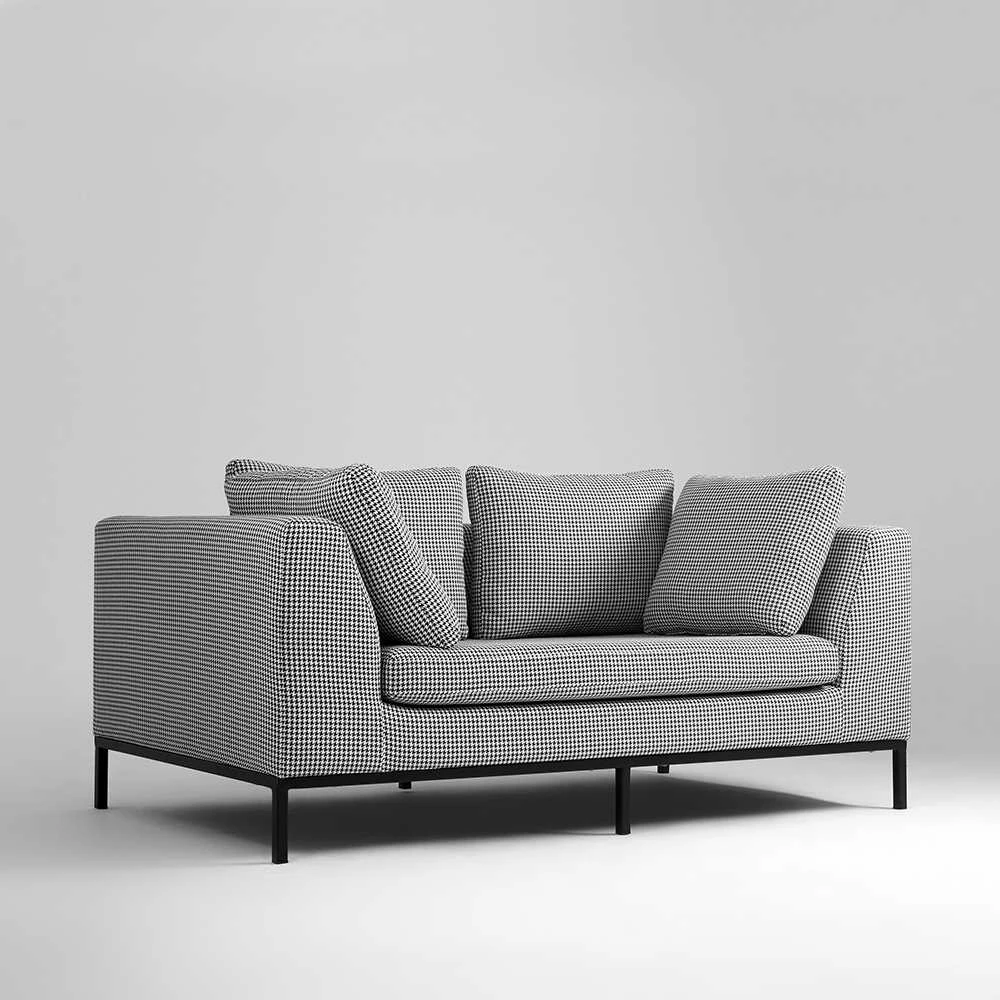 Customform Sofa, AMBIENT, 98x171 cm, Juoda