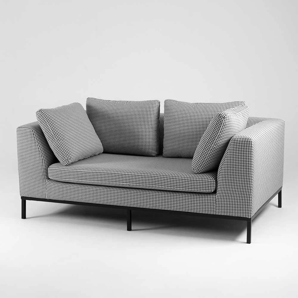 Customform Sofa, AMBIENT, 98x171 cm, Juoda