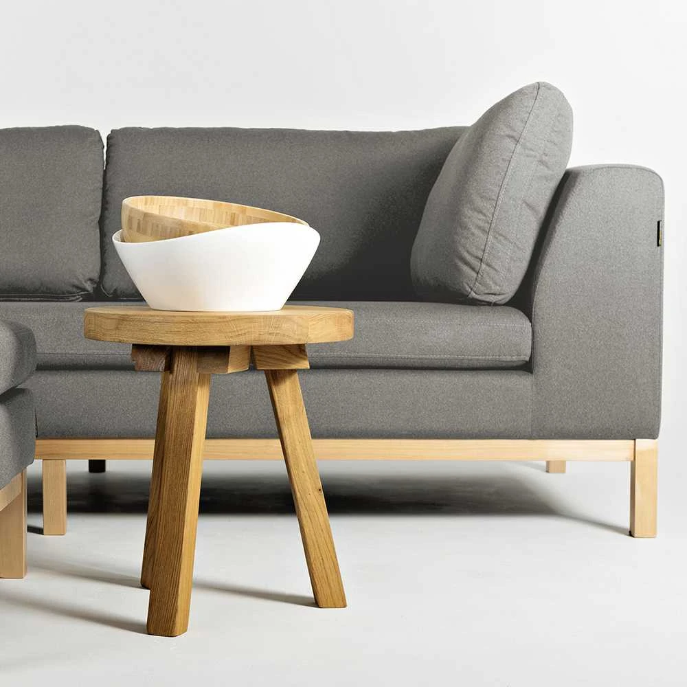 Customform Sofa, Ambient Wood, 228x98 cm, Pilka