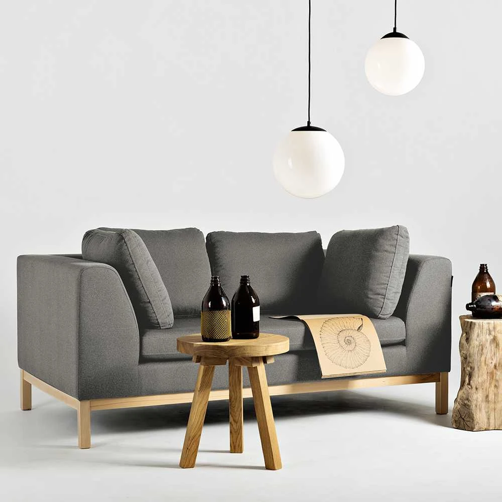 Customform Sofa, Ambient Wood, 98x171 cm, Pilka