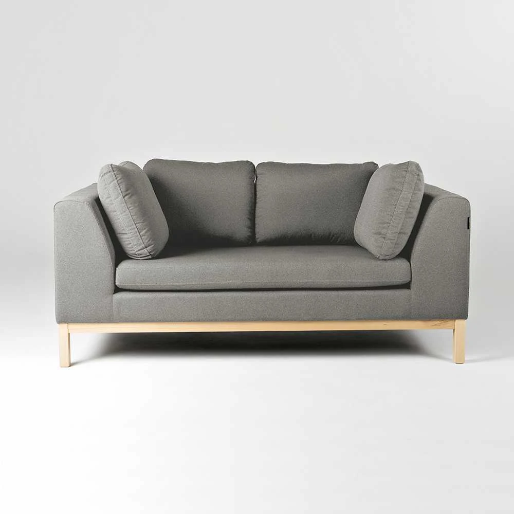 Customform Sofa, Ambient Wood, 98x171 cm, Pilka