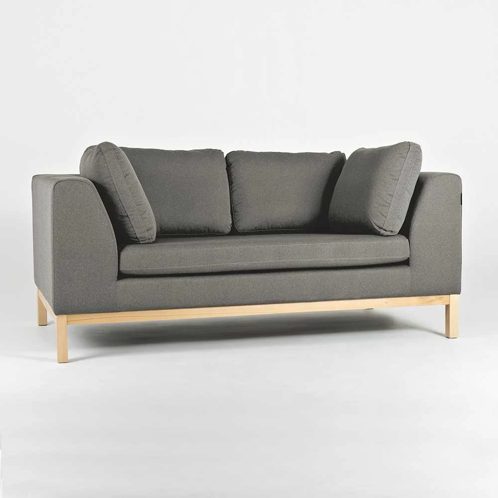 Customform Sofa, Ambient Wood, 98x171 cm, Pilka
