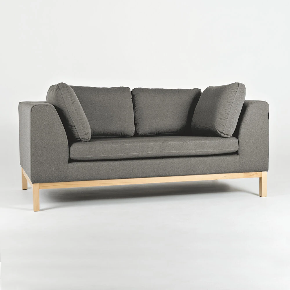 Customform Sofa, Ambient Wood, 98x171 cm, Pilka