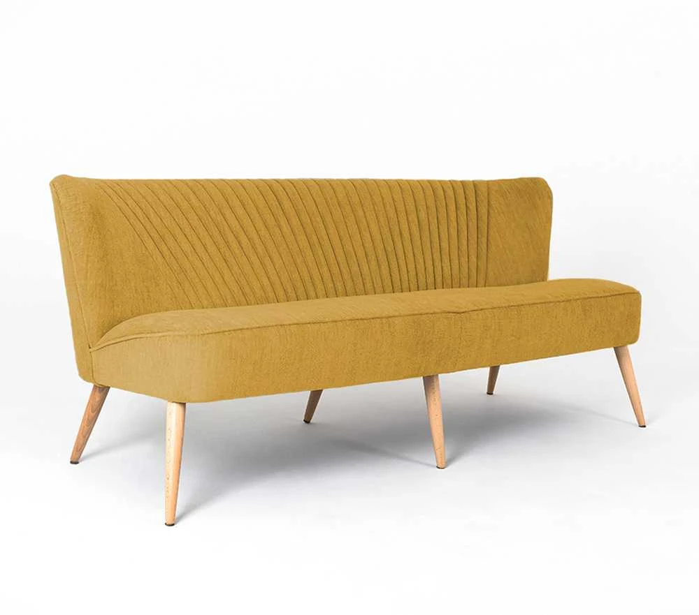 Sofa, HARRY, 65x123 cm, geltona