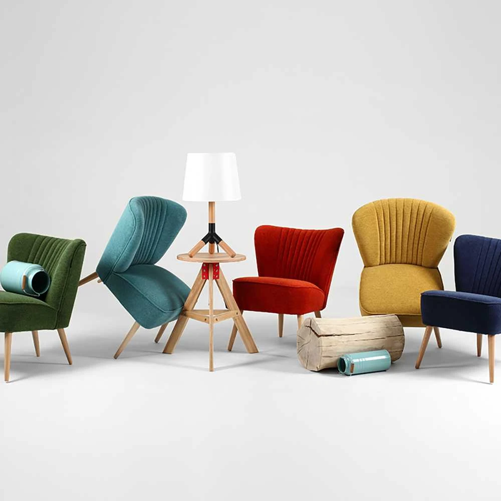 Customform Sofa, Harry, 65x123 cm, Rožinė