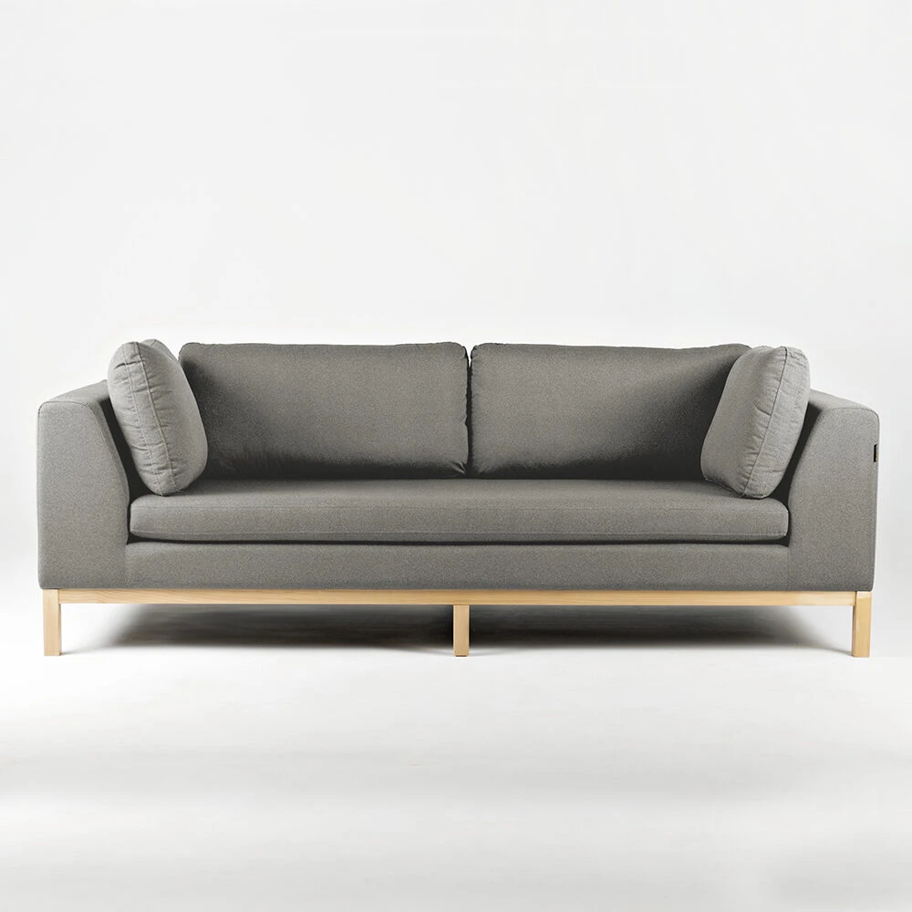 Customform Sofa-lova, Ambient Wood, 98x228 cm, Pilka