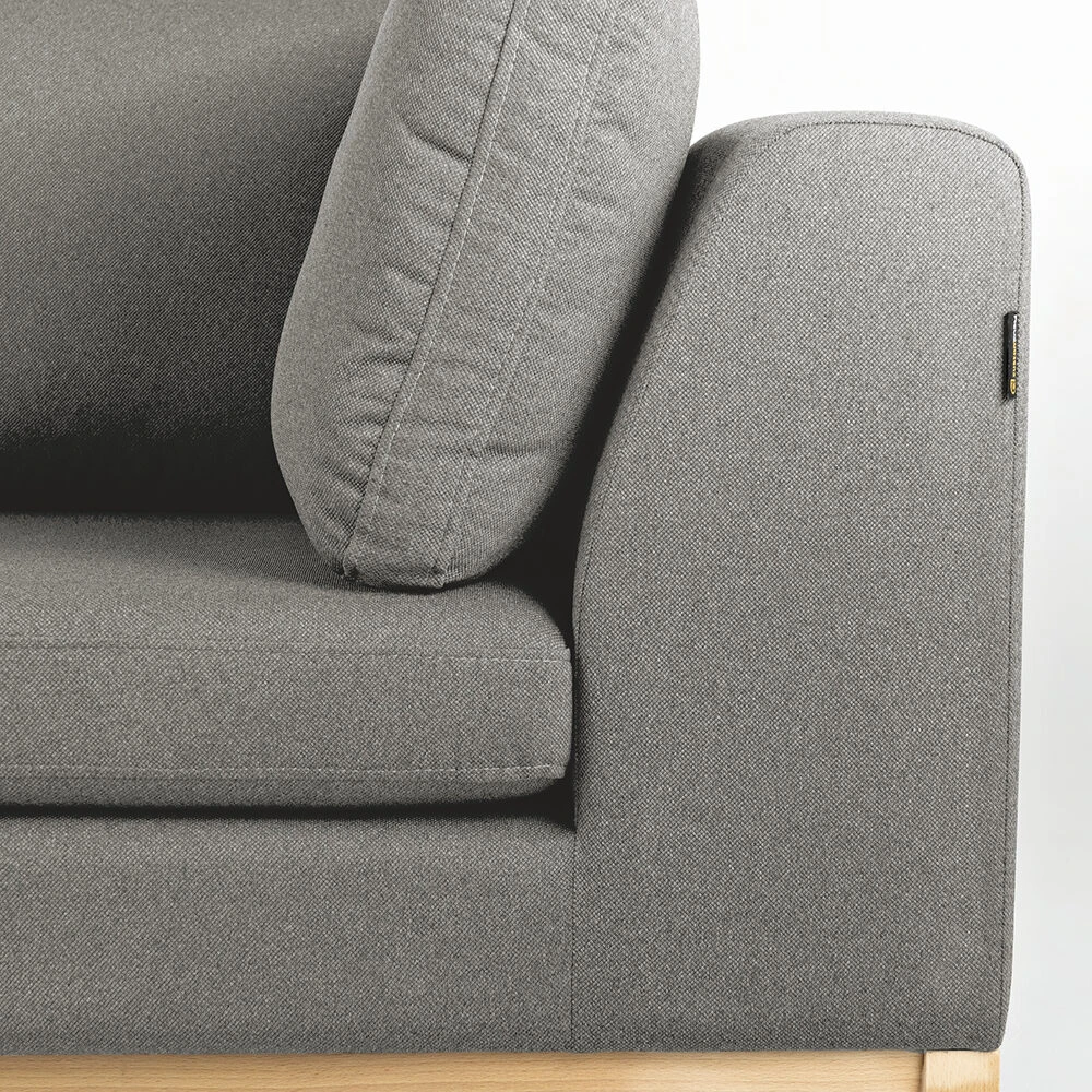 Customform Sofa-lova, Ambient Wood, 98x228 cm, Pilka