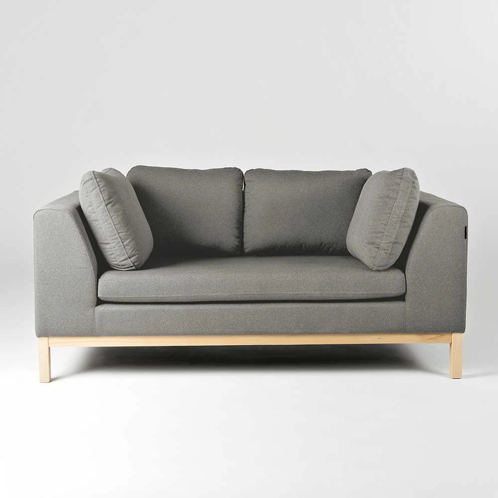 Customform Sofa-lova, aplinkos mediena, 98x171 cm, pilka