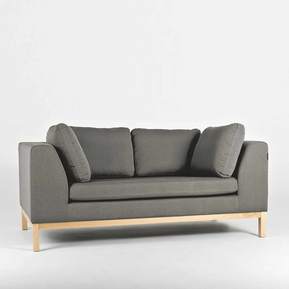 Customform Sofa-lova, aplinkos mediena, 98x171 cm, pilka