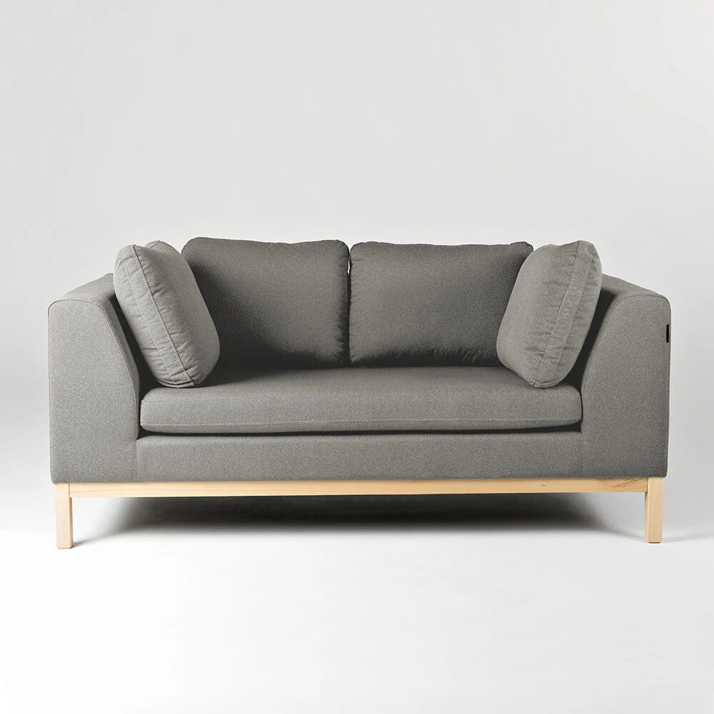 Customform Sofa-lova, aplinkos mediena, 98x171 cm, pilka
