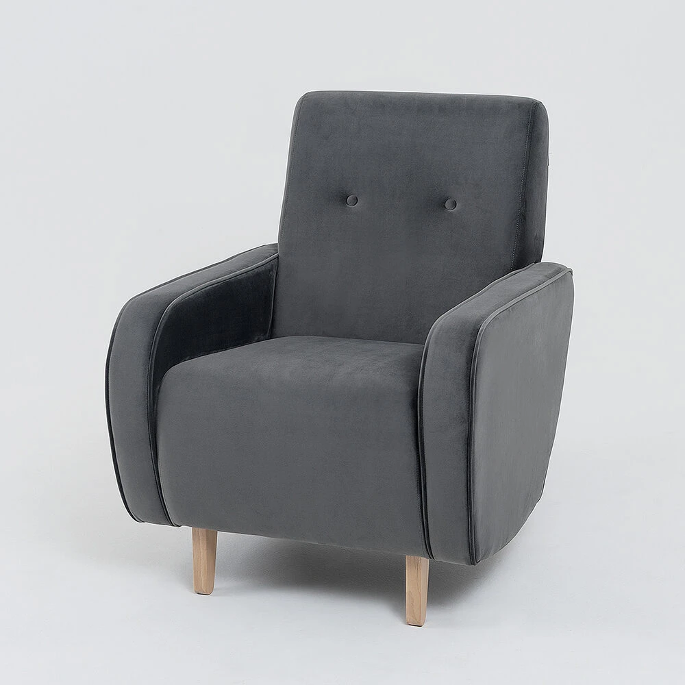 Customform Sofa-lova, Atlantica L, 185x251 cm, Juoda