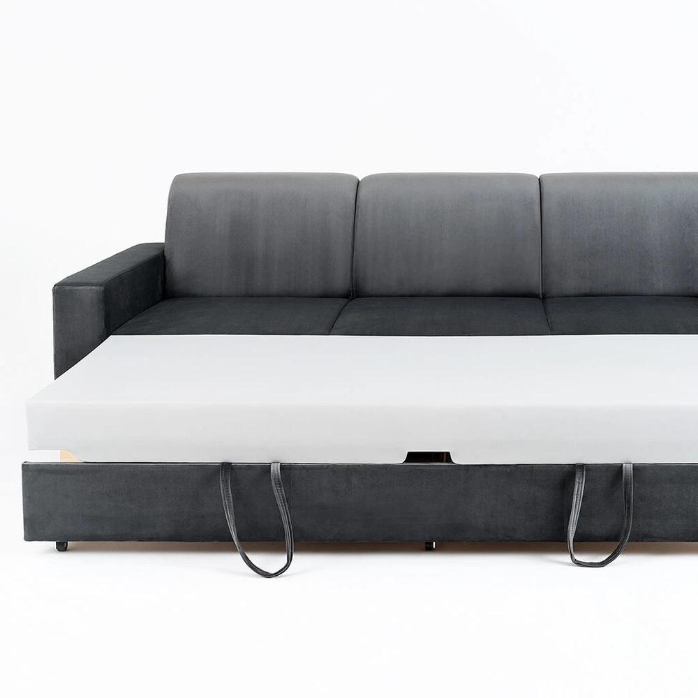 Customform Sofa-lova, STABLE 3 sėdimų vietų, 95x232 cm, Pilkojo Gluosnio spalva