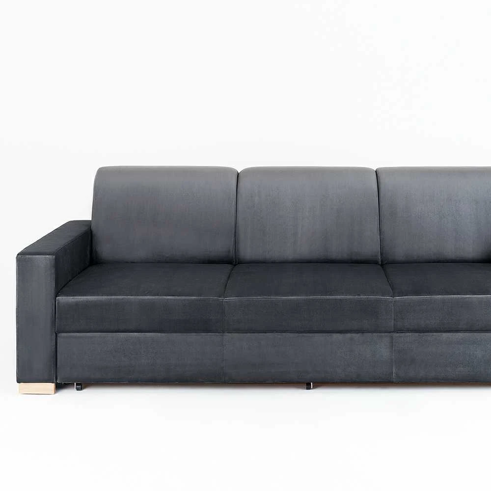 Customform Sofa-lova, STABLE 3 sėdimų vietų, 95x232 cm, Pilkojo Gluosnio spalva
