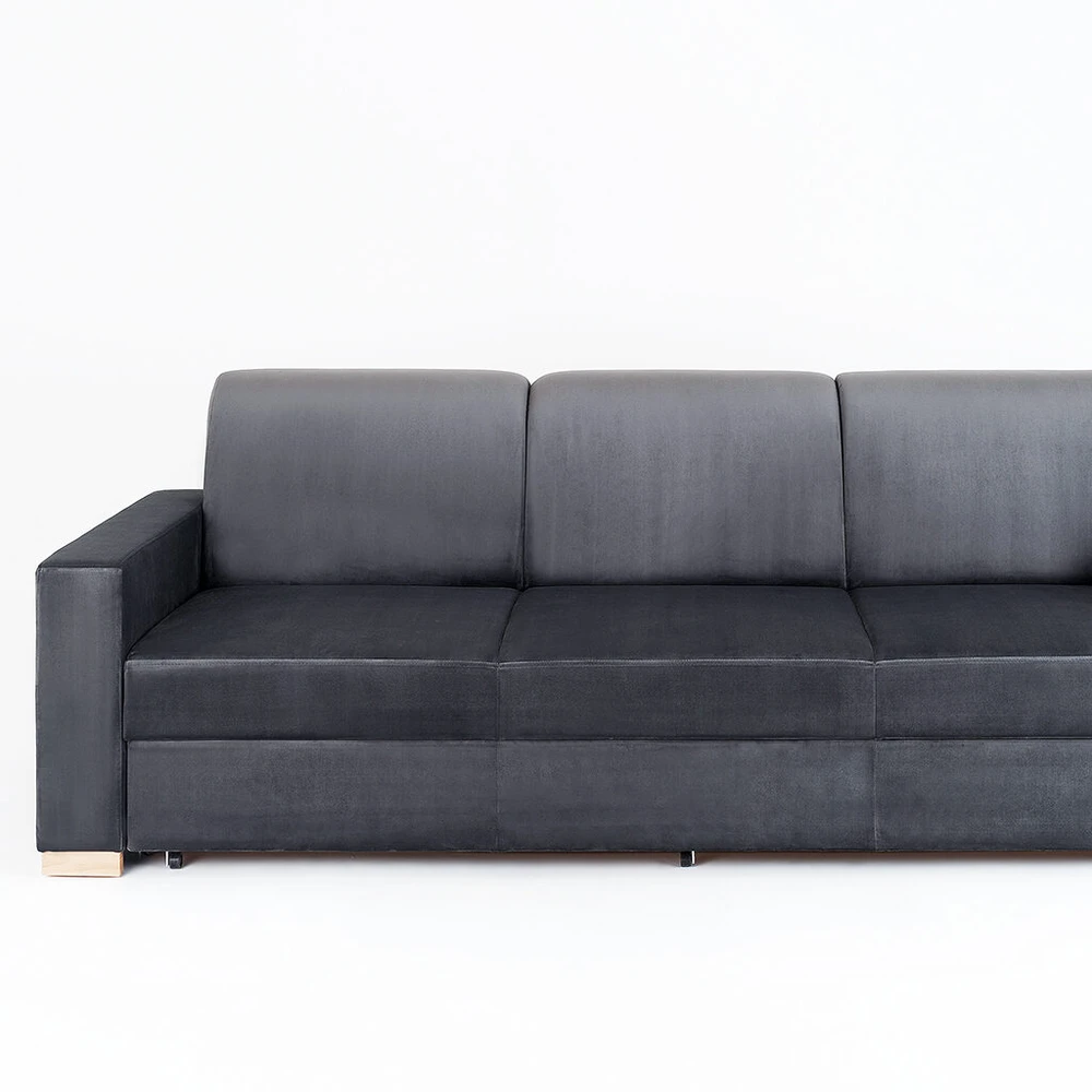 Customform Sofa-lova, STABLE 3 sėdimų vietų, 95x232 cm, Pilkojo Gluosnio spalva