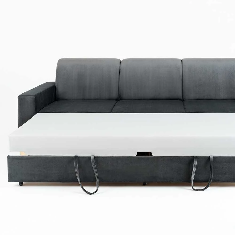Customform Sofa-lova, STABLE 3 sėdimų vietų, 95x232 cm, Pilkojo Gluosnio spalva
