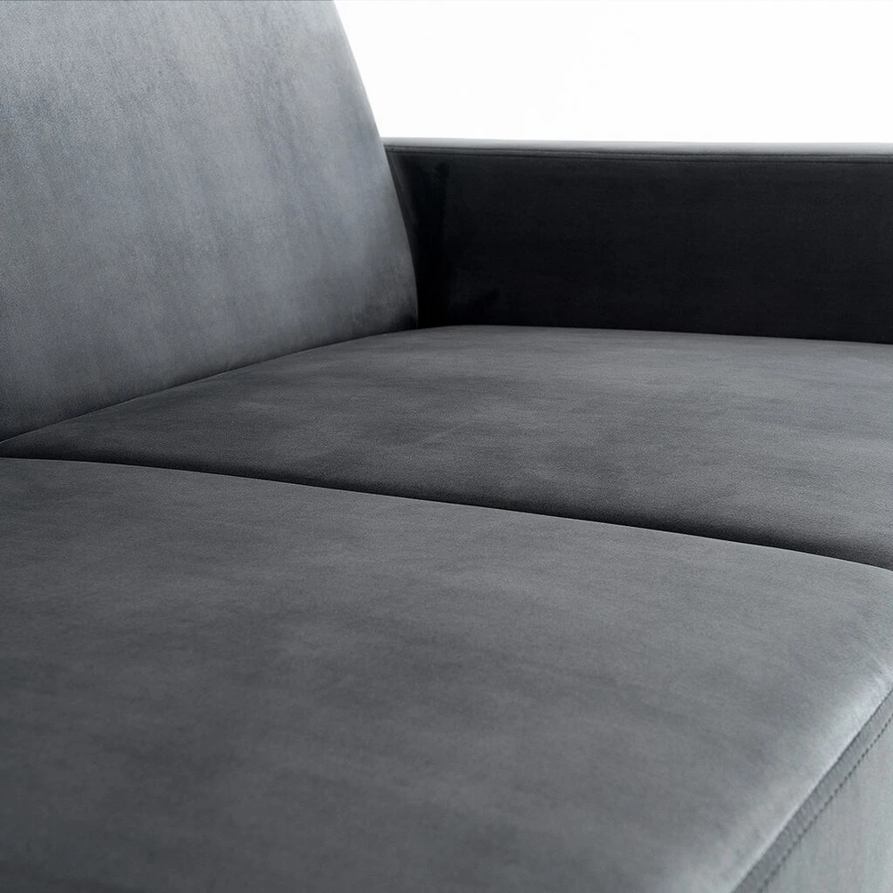 Customform Sofa-lova, STABLE 3 sėdimų vietų, 95x232 cm, Pilkojo Gluosnio spalva