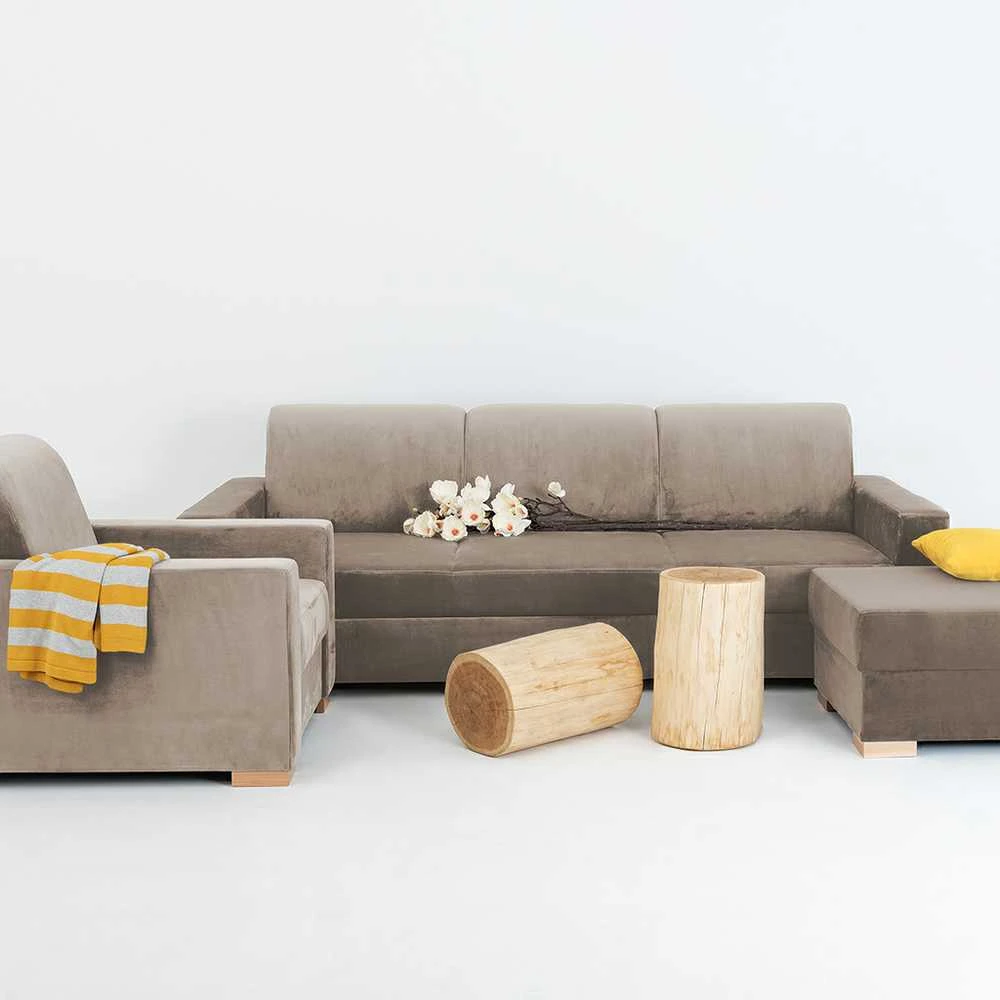 Customform Sofa-lova, STABLE 3 vietų, 95x232 cm, Bežinė