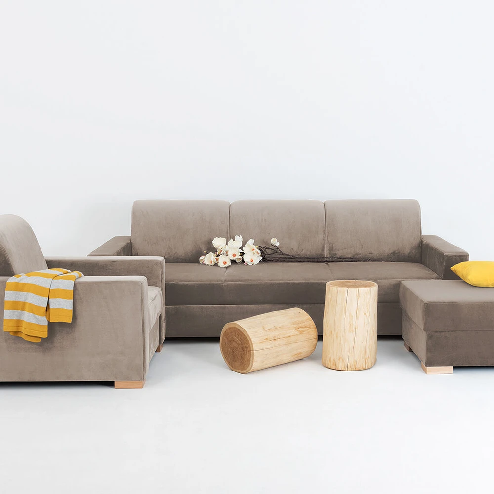 Customform Sofa-lova, STABLE 3 vietų, 95x232 cm, Bežinė