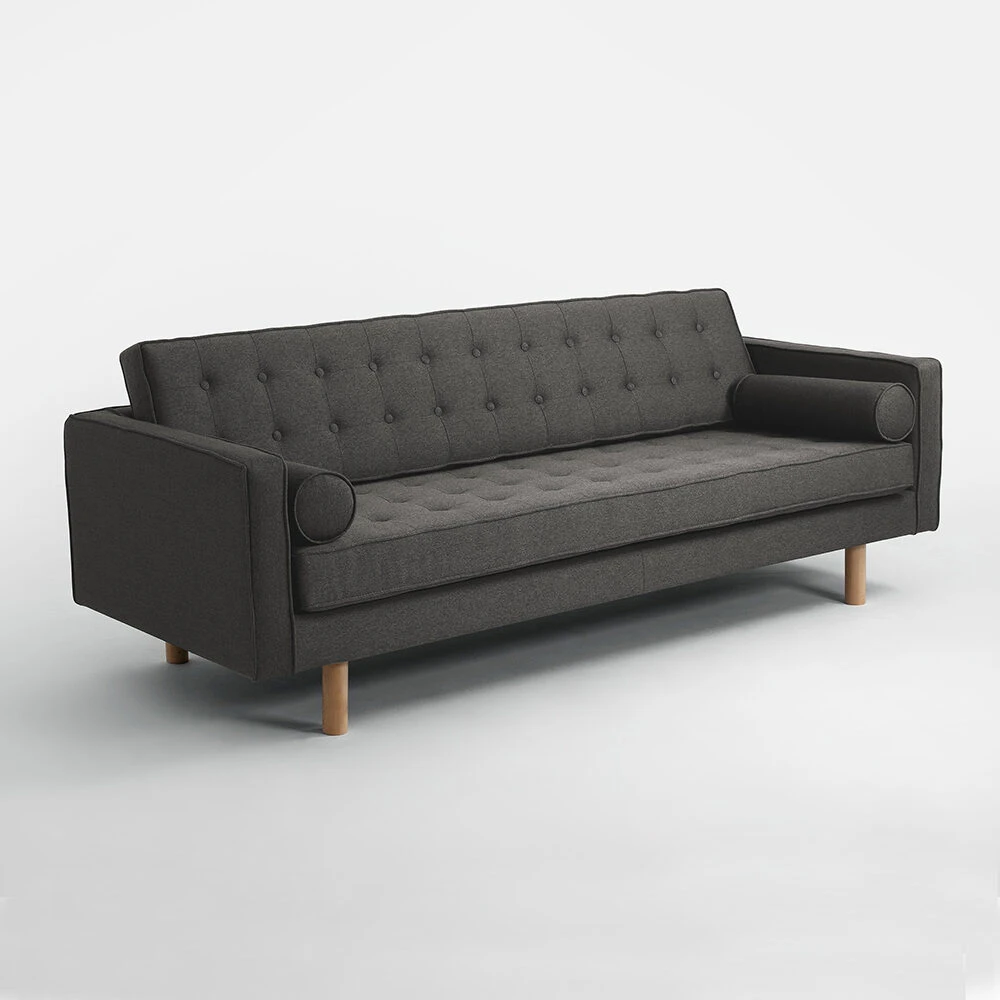 Customform Sofa-lova, TOPIC WOOD, 210x88 cm, Anglies spalva