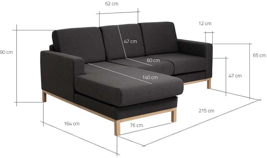Customform Sofa-lova, Willy, 97x230 cm, Aronija
