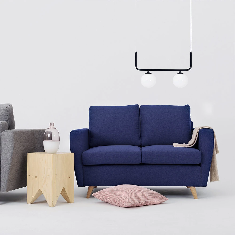 Customform Sofa, LOVER 2 vietų, 90x134 cm, Rašalinis