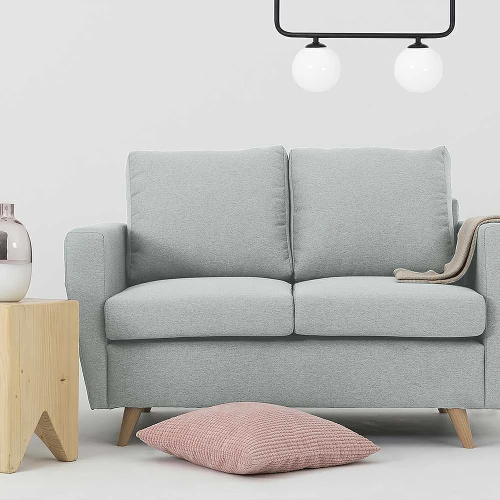 Customform Sofa, LOVER 2 vietų, 90x134x86 cm, Pilka