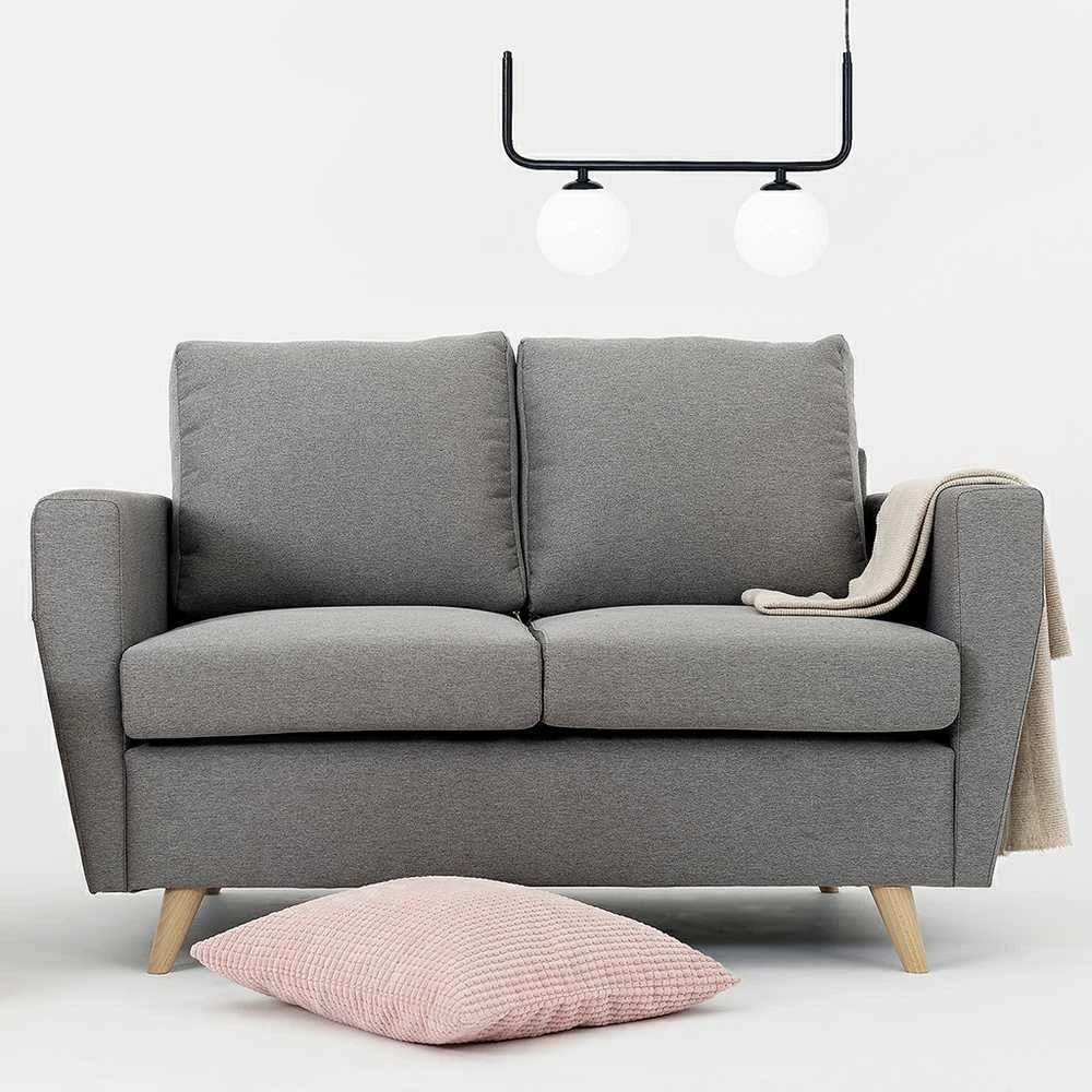 Customform Sofa, LOVER 2 vietų, 90x134x86 cm, Pilka