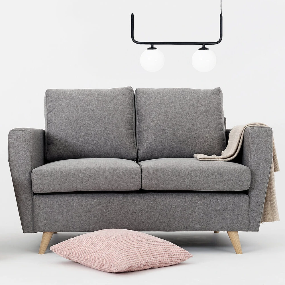 Customform Sofa, LOVER 2 vietų, 90x134x86 cm, Pilka