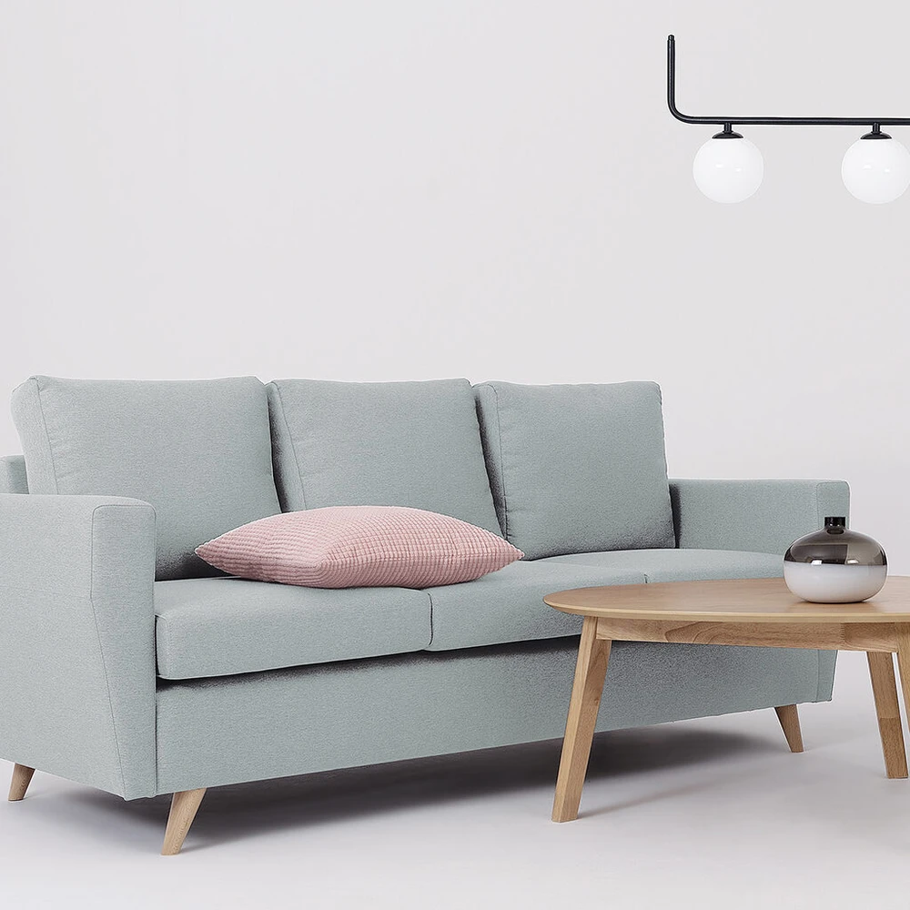 Customform Sofa, LOVER 3-vietė, 90x189 cm, Pilka