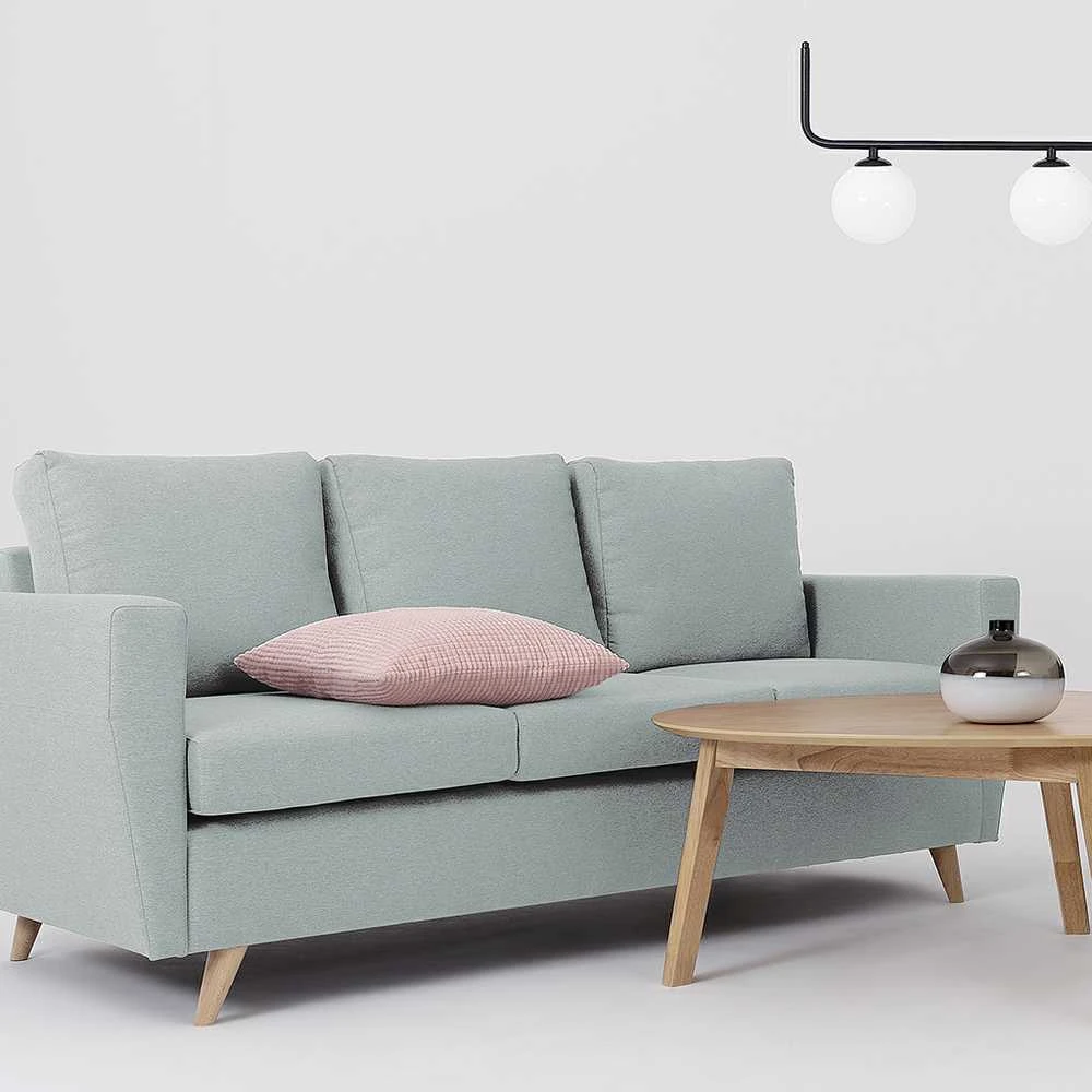 Customform Sofa, LOVER 3-vietė, 90x189 cm, Pilka
