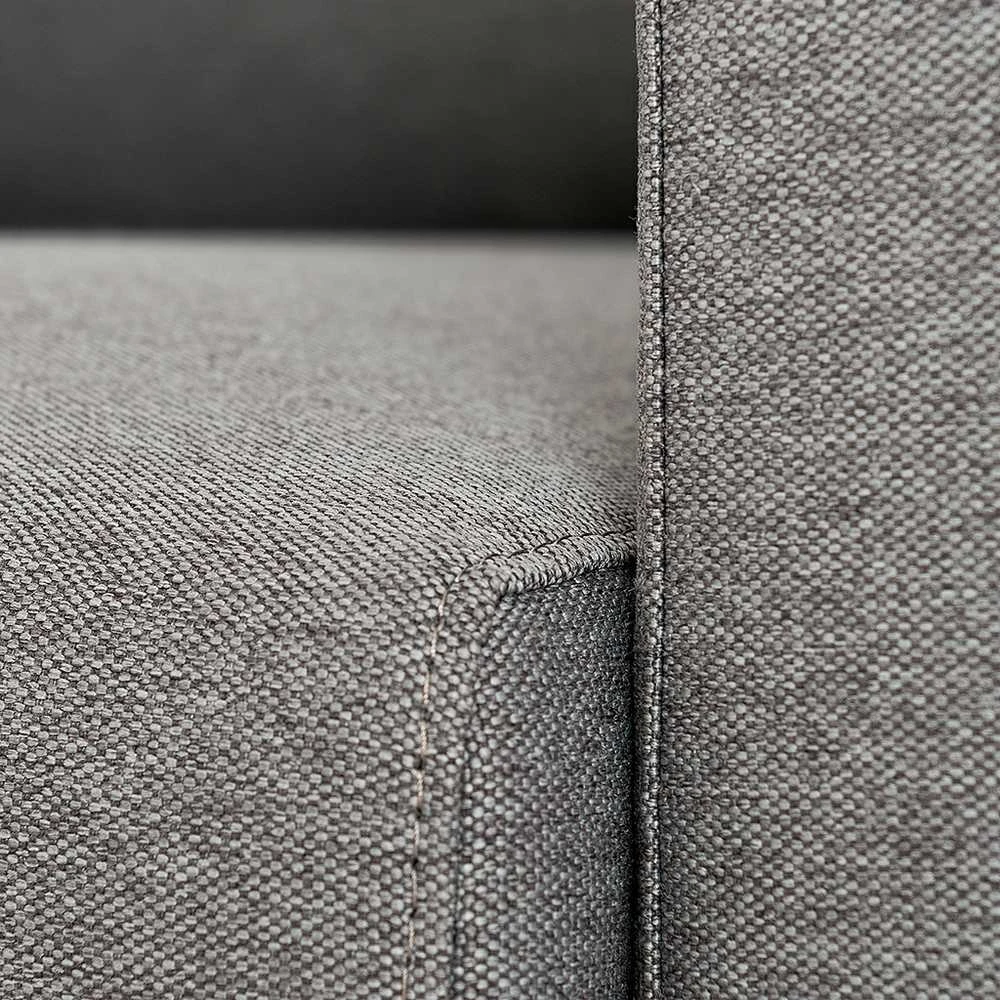 Customform Sofa, LOVER 3 vietų, 0.9x1.89x0.86 m, Pilka