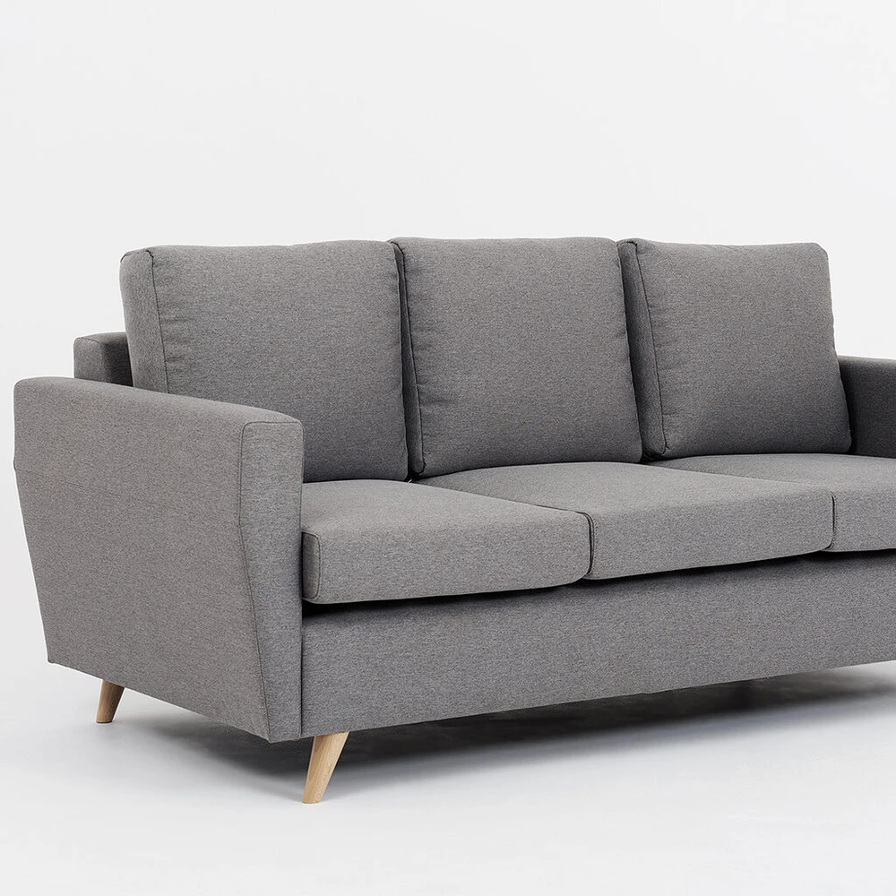 Customform Sofa, LOVER 3 vietų, 0.9x1.89x0.86 m, Pilka