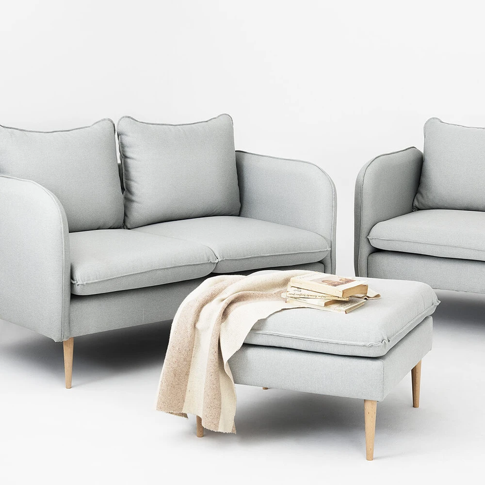 Customform Sofa, POSH, 145x89 cm, Pilka