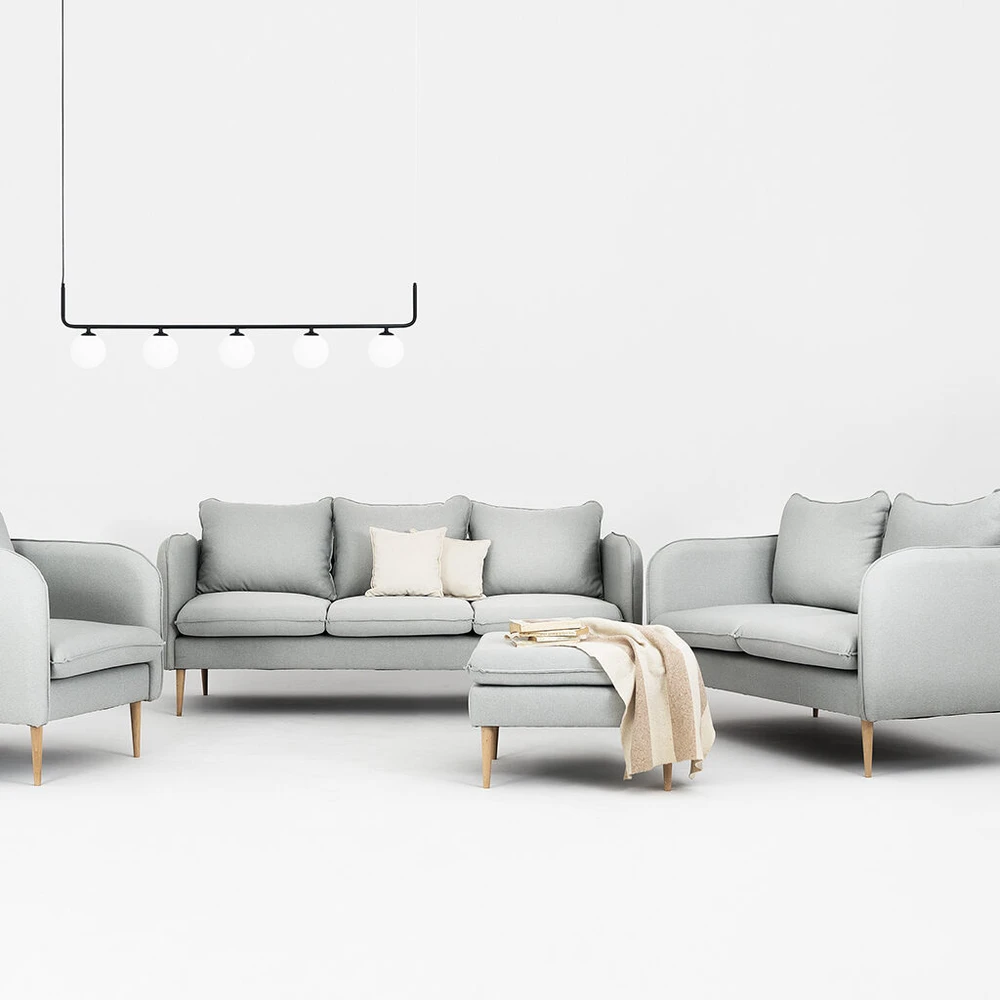 Customform Sofa, POSH, 145x89 cm, Pilka