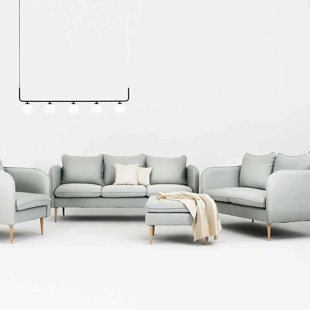 Customform Sofa, POSH, 145x89 cm, Pilka