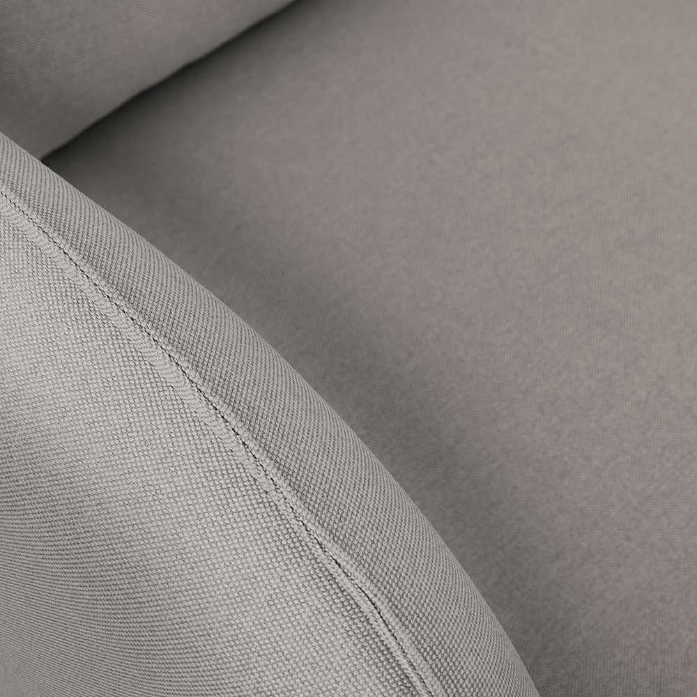 Customform Sofa, POSH Juodas 2 vietų, 89x145 cm, Pilka
