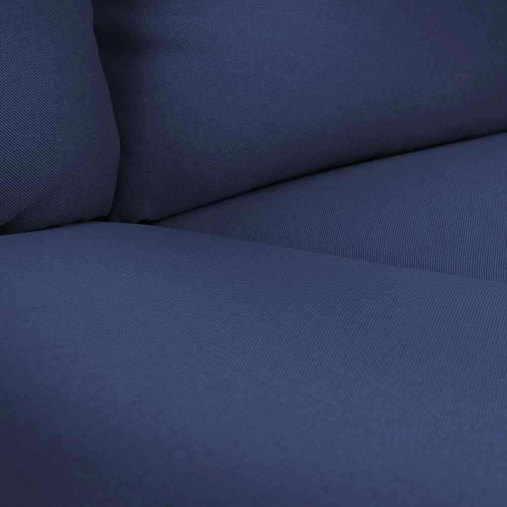 Customform Sofa, POSH Juodas 3 vietų, 89x205x90 cm, Juoda