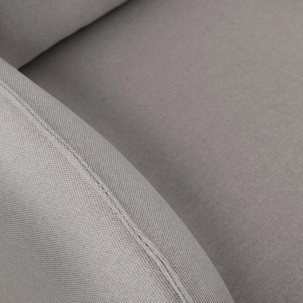 Customform Sofa, POSH WOOD 2 vietų, 89x145x90 cm, Pilka