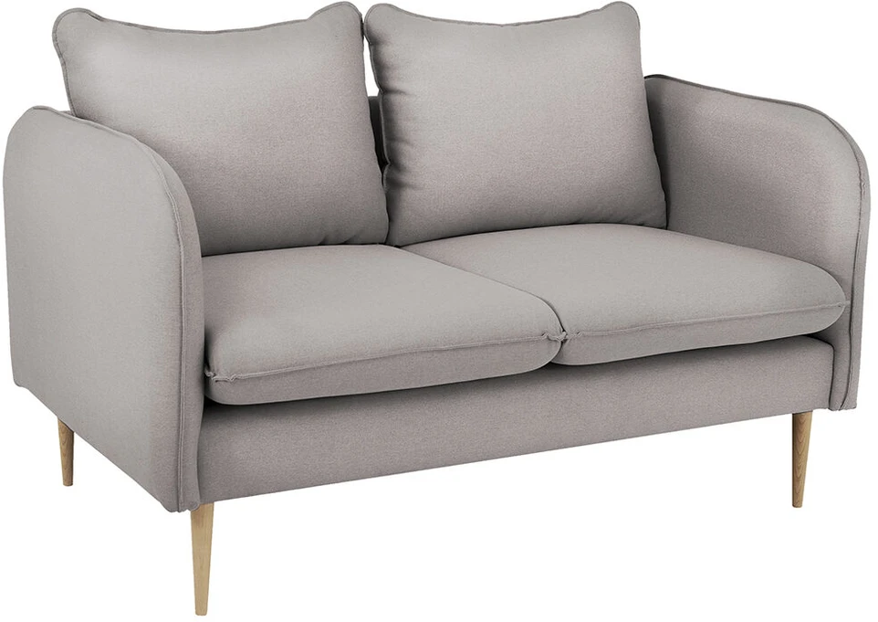 Customform Sofa, POSH WOOD 2 vietų, 89x145x90 cm, Pilka