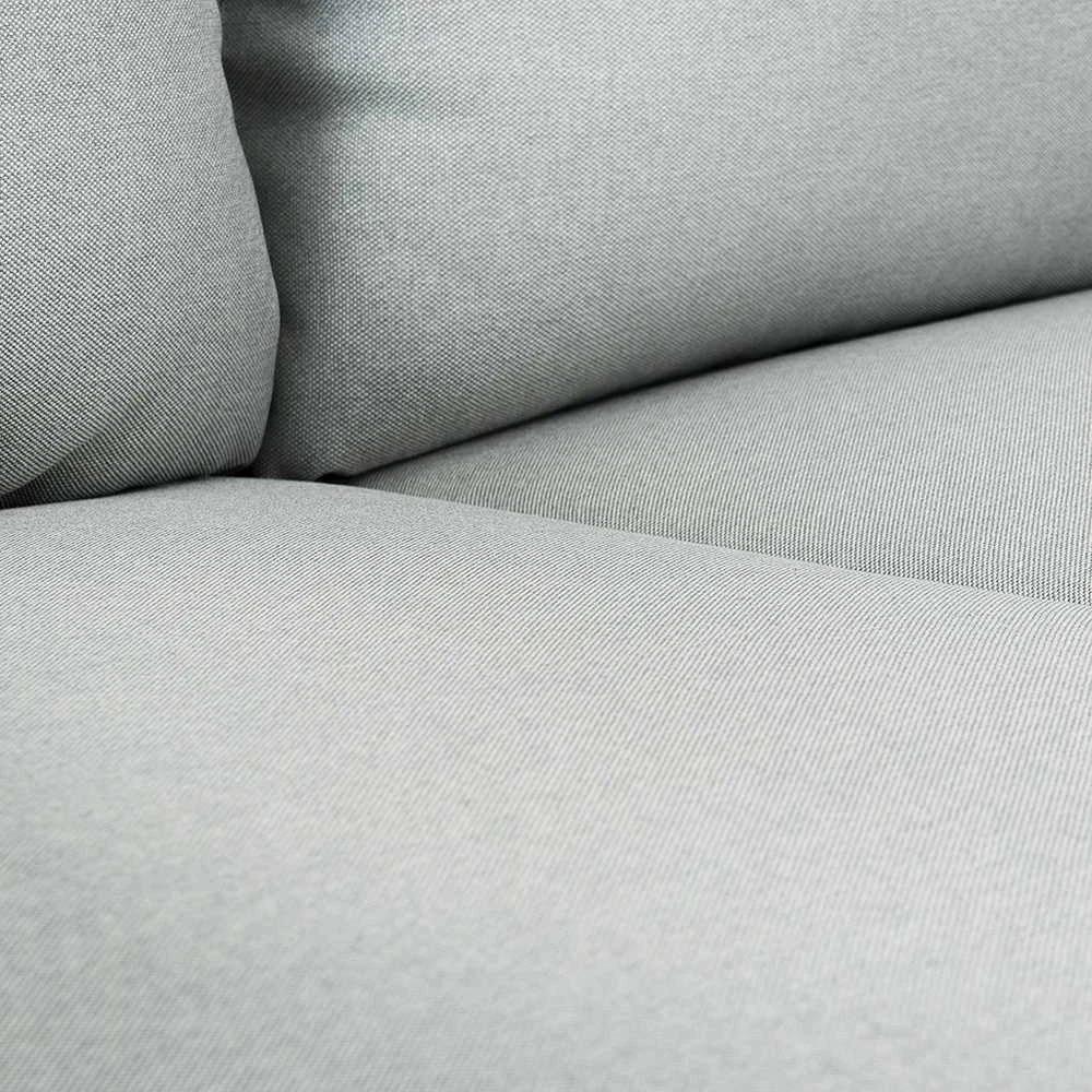 Customform Sofa, POSH WOOD 3 vietų, 89x205 cm, Platininė pilka