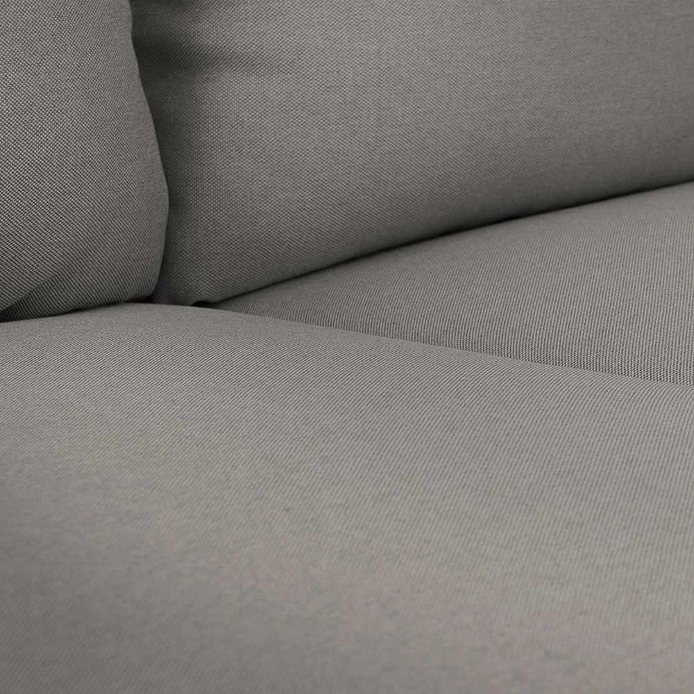 Customform Sofa, POSH WOOD 3 vietų, 89x205x90 cm, Pilka