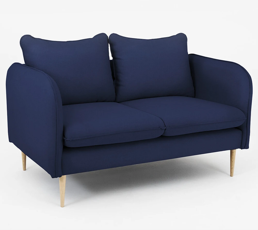 Customform Sofa, POSH WOOD dviem asmenim, 89x145x90 cm, Rašalinis