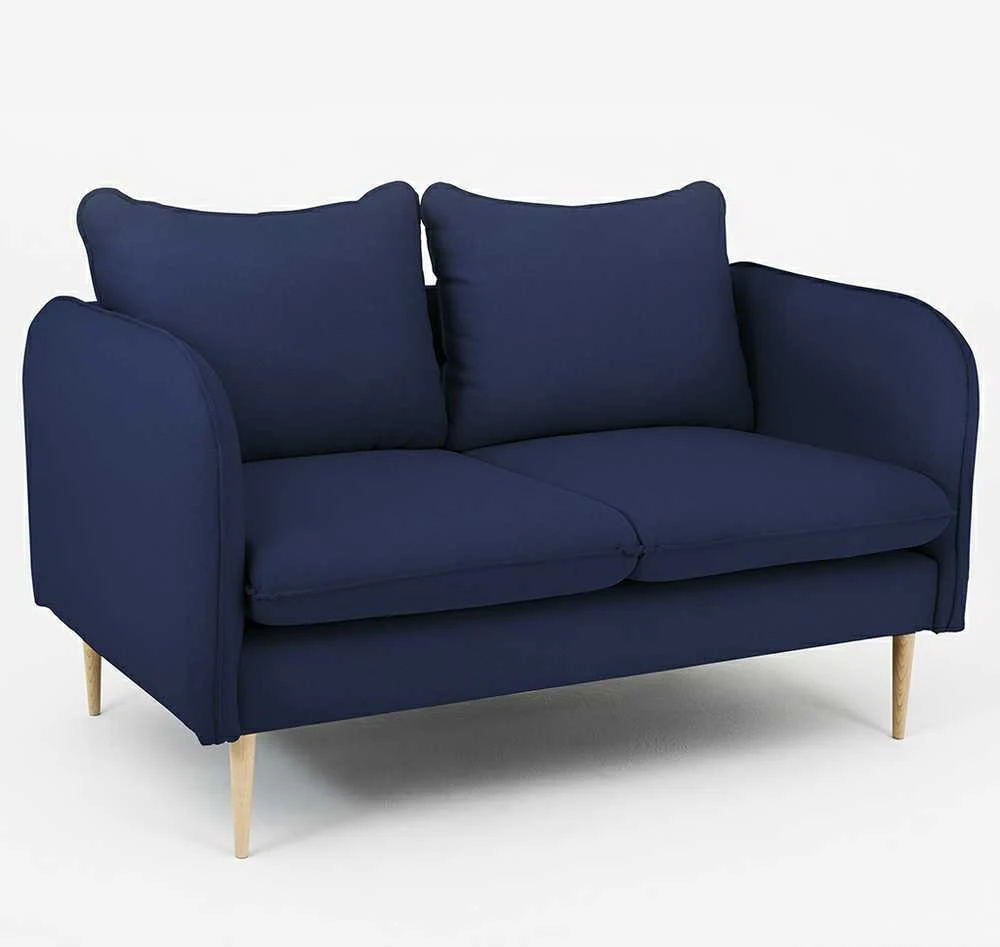 Customform Sofa, POSH WOOD dviem asmenim, 89x145x90 cm, Rašalinis