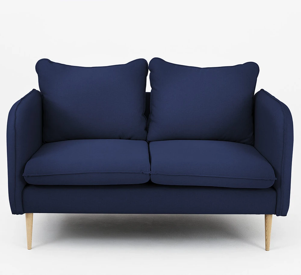 Customform Sofa, POSH WOOD dviem asmenim, 89x145x90 cm, Rašalinis