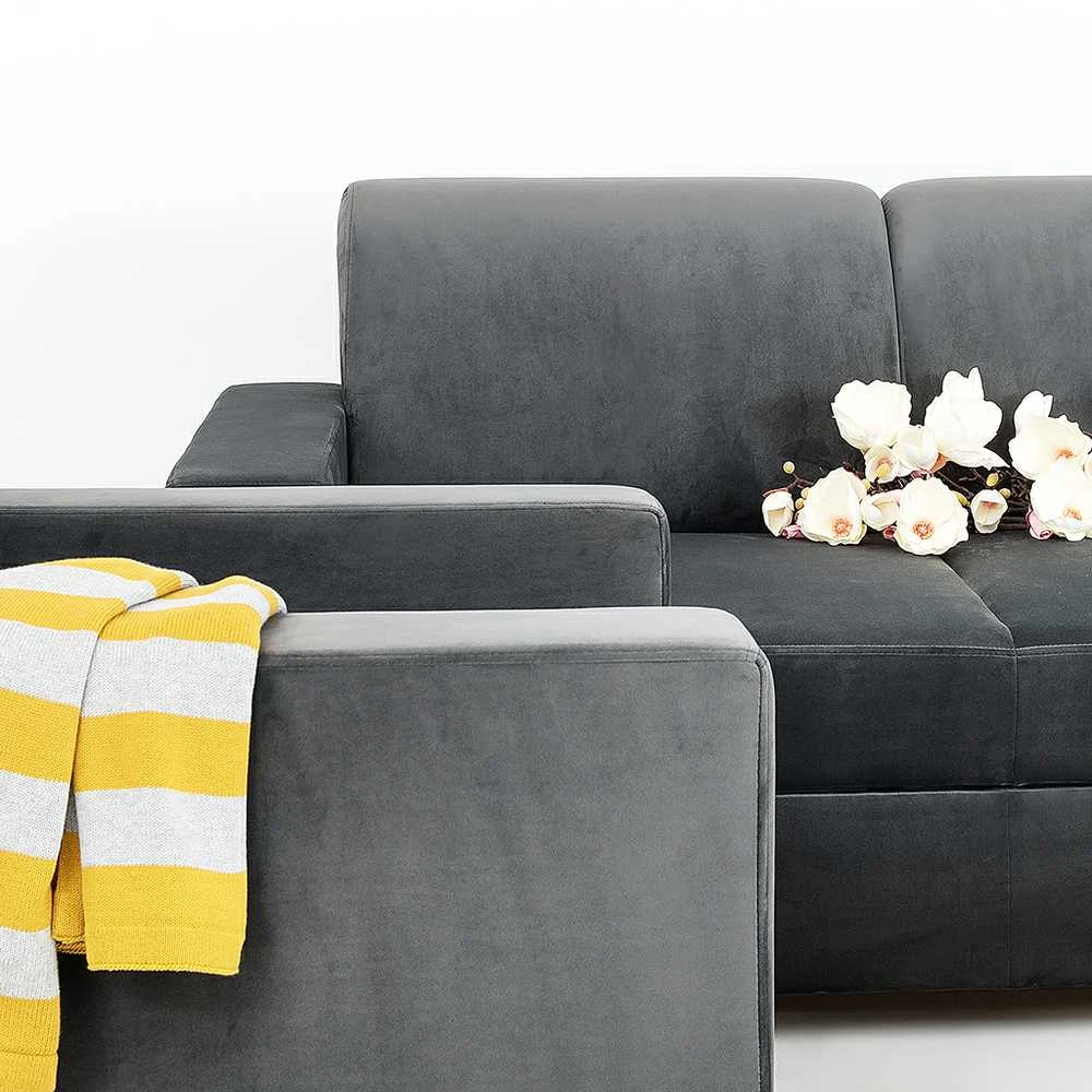 Customform Sofa, Stabilus, 95x165 cm, Pilka