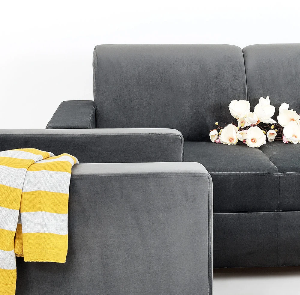 Customform Sofa, Stabilus, 95x165 cm, Pilka